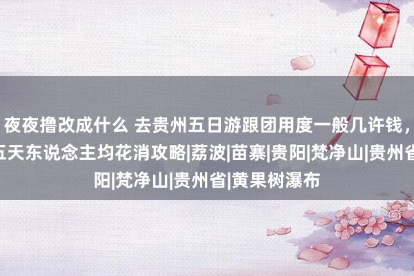 夜夜撸改成什么 去贵州五日游跟团用度一般几许钱，去贵州旅游五天东说念主均花消攻略|荔波|苗寨|贵阳|梵净山|贵州省|黄果树瀑布